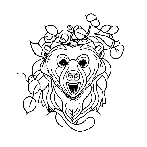 Bear With Vines
