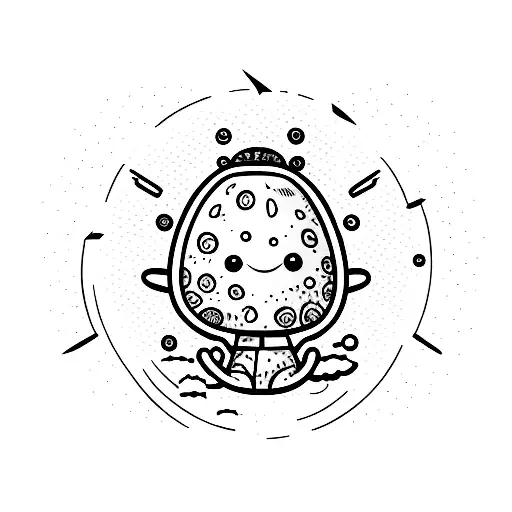 Alien Wearing Hawaiian Shirt Standing By A Cactus Ufo In Air