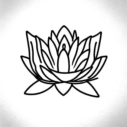 Lotus Flower And Sunset