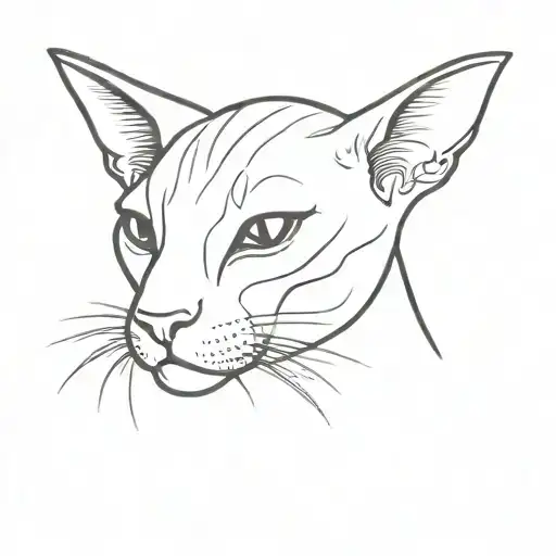 Open Mouth Sphinx Cat