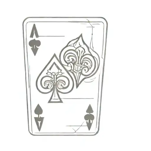 Jack And Ace Of Spade Card