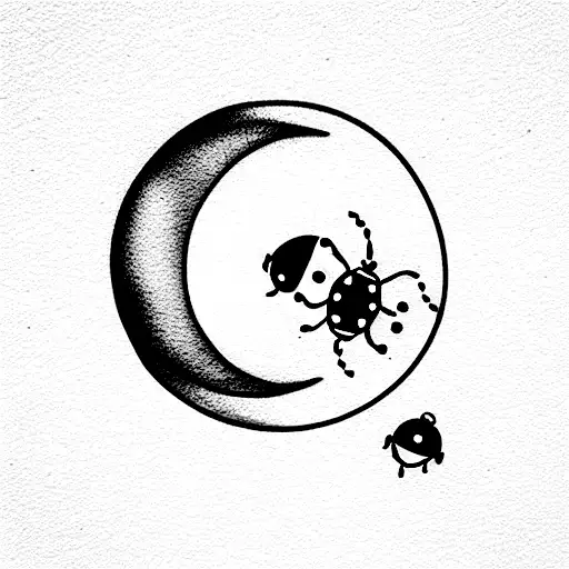 Moon And Ladybug
