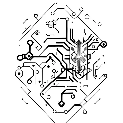 A Sword Made Of Circuitry