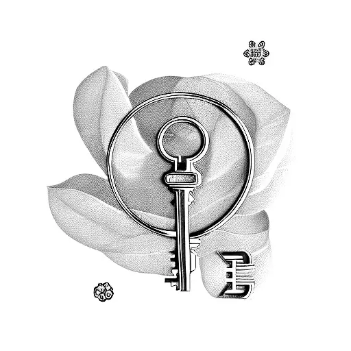 A Delicate Key With The Word 'Mom' As The Handle