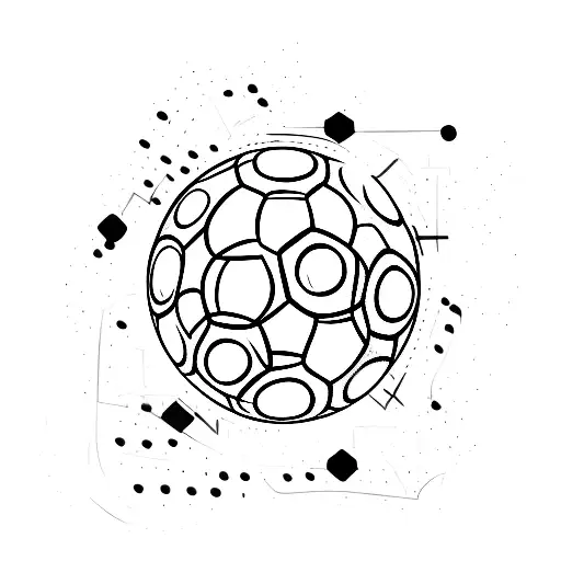 Soccer And A Cross Combined