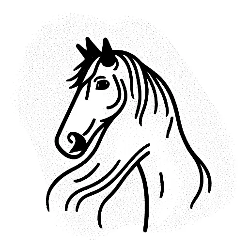 Cute Horse With Partyhat