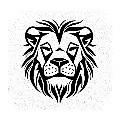 Lion Face With Chain