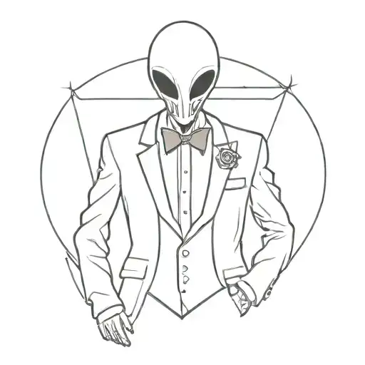 An Alien In A Tuxedo
