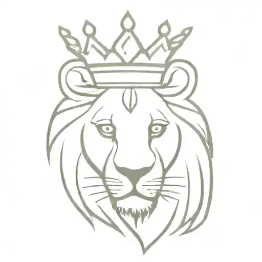 Lion With Crown