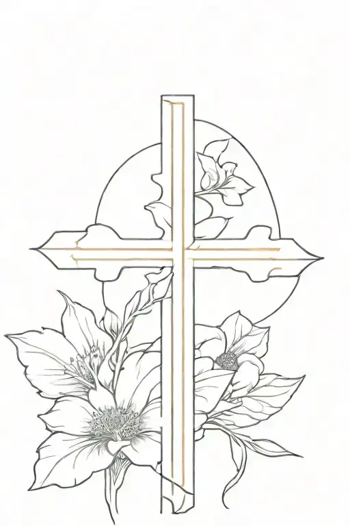 Cross In Memory Of Mother