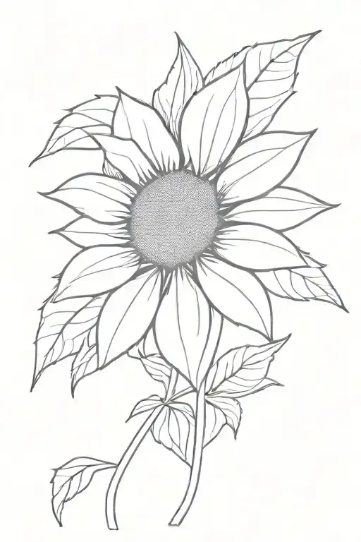 Sunflower Blooming