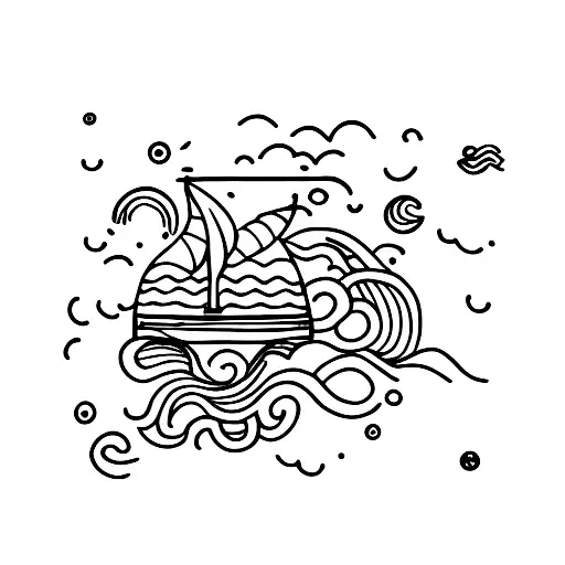 Mother And Daughter Sailing