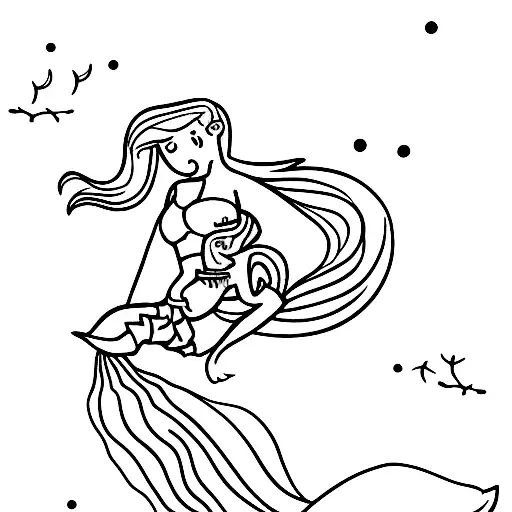 Soccer Coach Riding A Mermaid