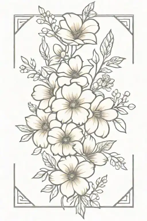 Multiple Birth Flower Bouquet