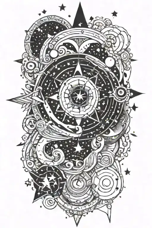 Universe Stars Galaxy Witchy