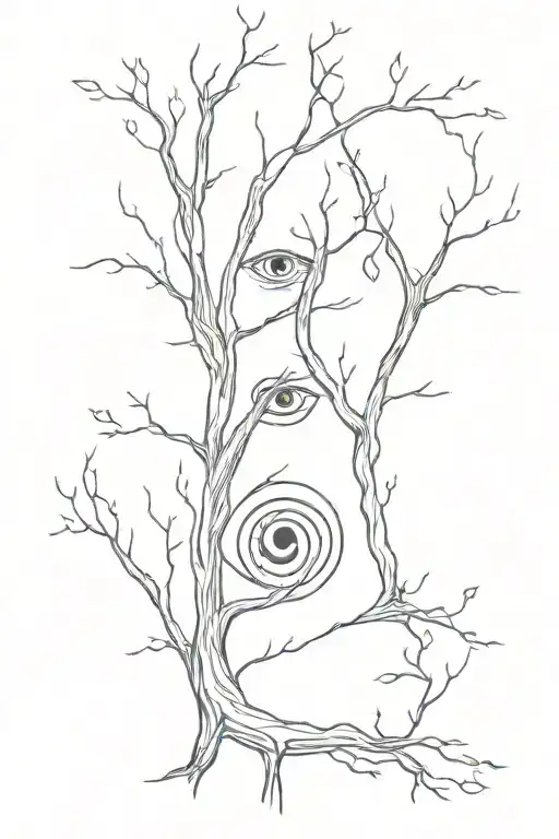 Tree And Eyes