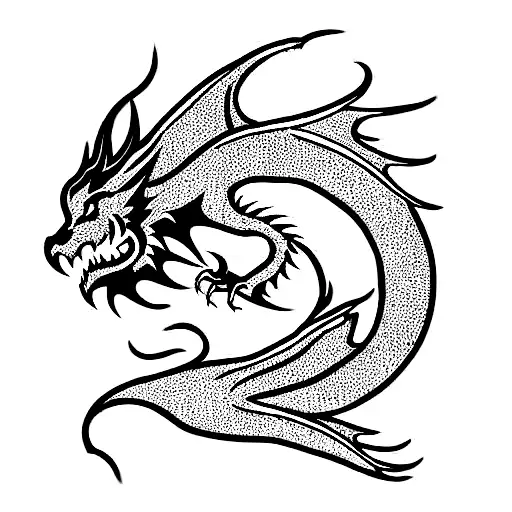 Suicide Awareness Dragon