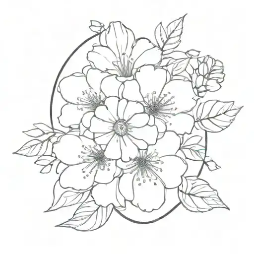 Birth Flower Bouquet