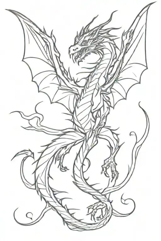 Fire Dragon Emerging