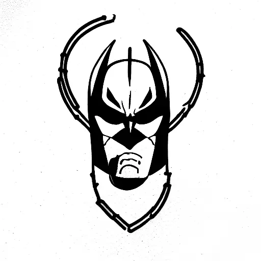 Batman With Bane And Joker And Riddle