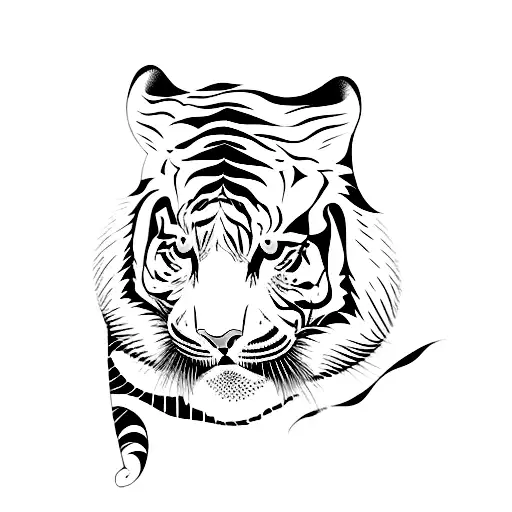 Japanese Tiger Entire