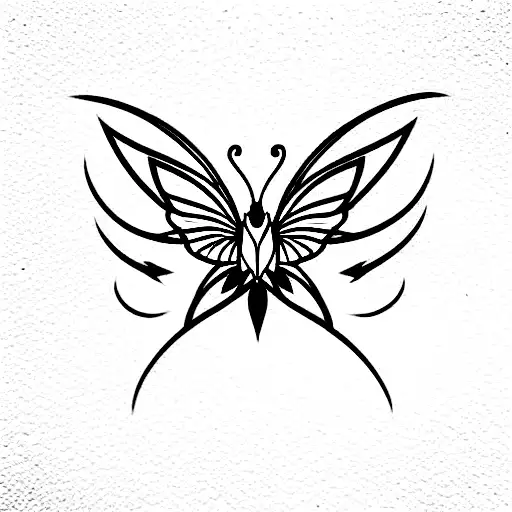 Moon Phoenix Dragon Flower Butterfly