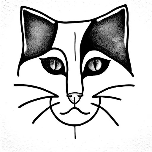 Black Cat With Green Eyes