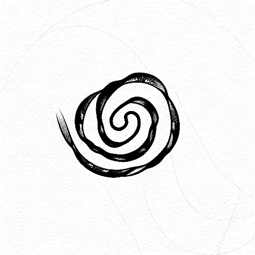 Sign Aries With Two Spirals On The Points