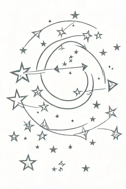 Deceased Diabetic Parents 4 Kids Moon And Stars Arrows