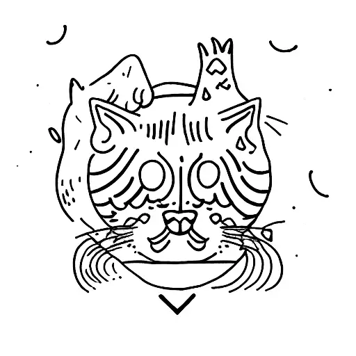 A Person Kissing A Cat