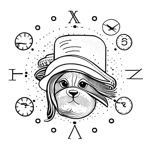 Hat And Clock