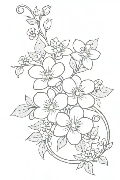 Horse Shoe Forget Me Nots