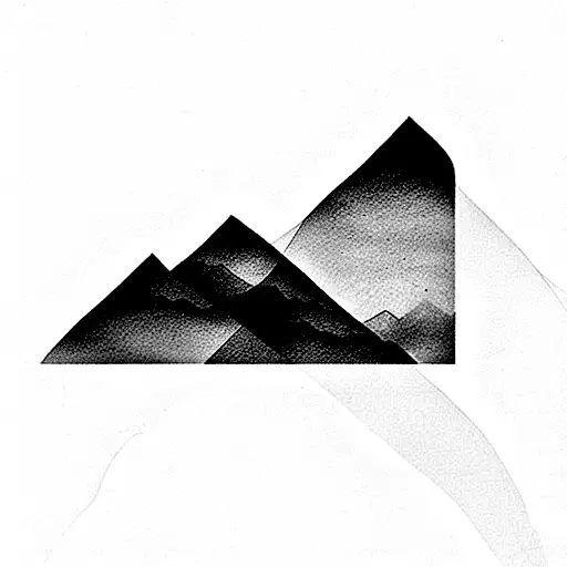 Lis Flower And Mountain