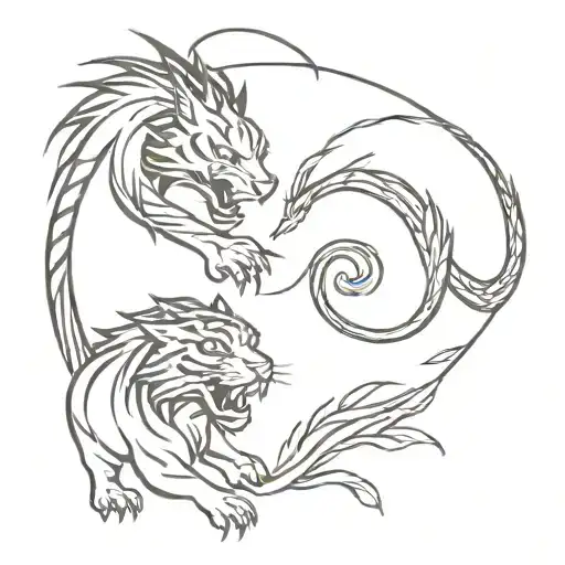 Dragon And Tiger