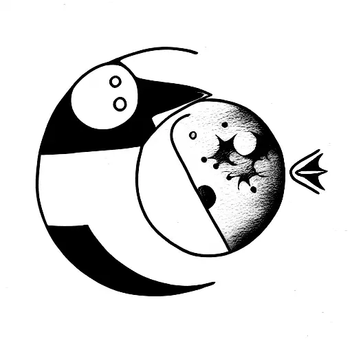 Penguin Sun And Moon