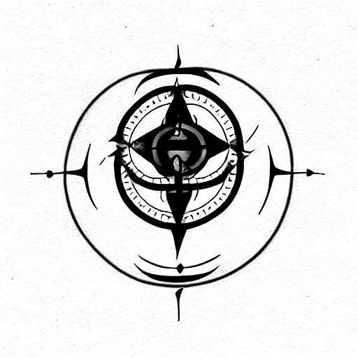 Pink And Red Ankh With Chakras