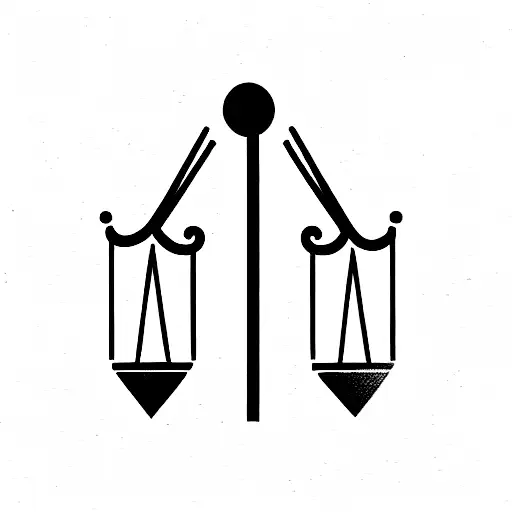 Libra Scale With Snake