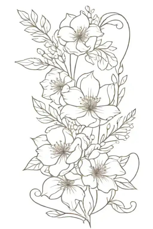 June And December Birth Flower Bouquet