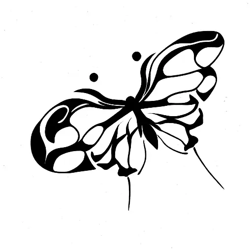 Butterfly With Scar
