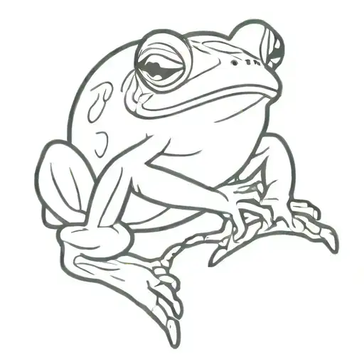 Frog Smoking
