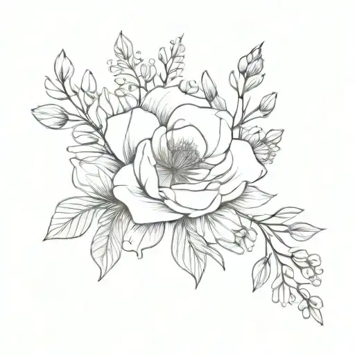 Birth Flower Bouquet