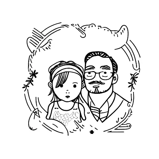 A Man And His Daughter