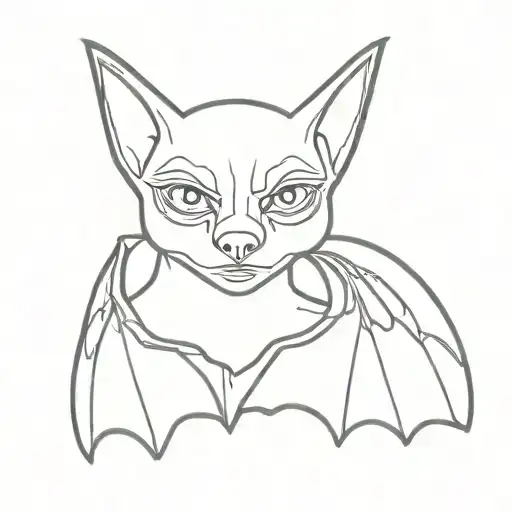 Bat With Woman's Eyes