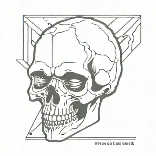 Fear Anger Suffering Skull