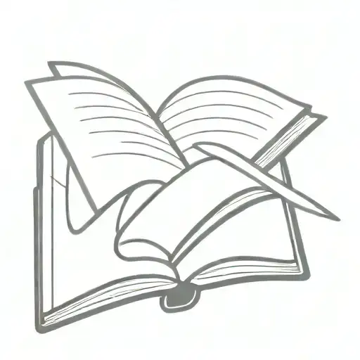 An Open Book With Turning Pages