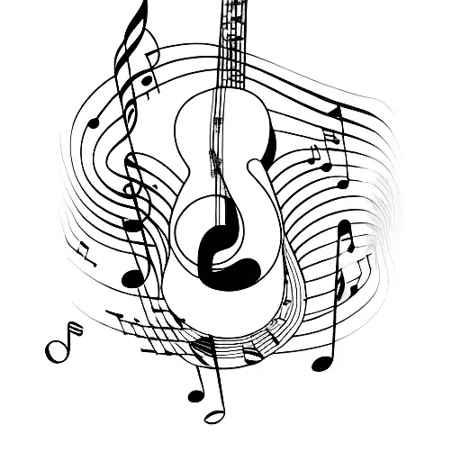 Whiskey And Music Notes