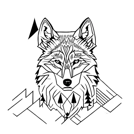 Holwing Wolf On A Cliff