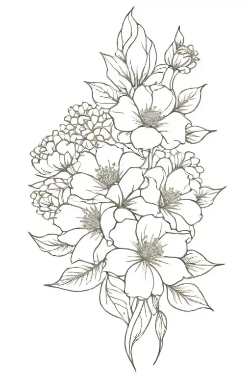 Birth Flower Bouquet