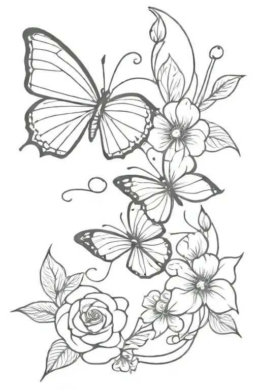 Butterfly Floral