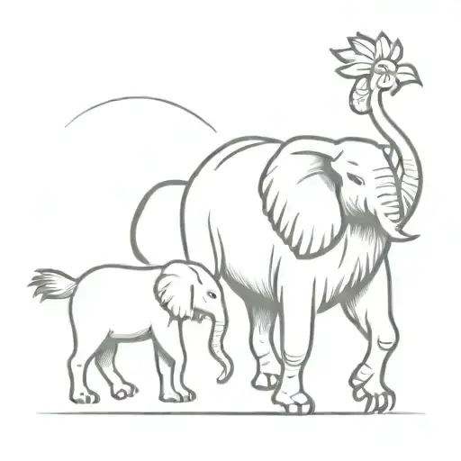 Chicken And Elephant
